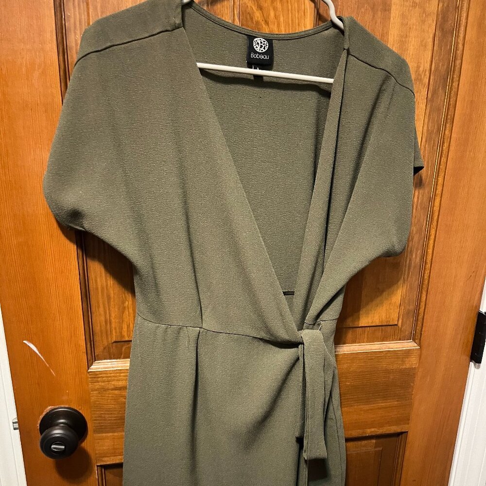 Size Small Olive Green Wrap Dress